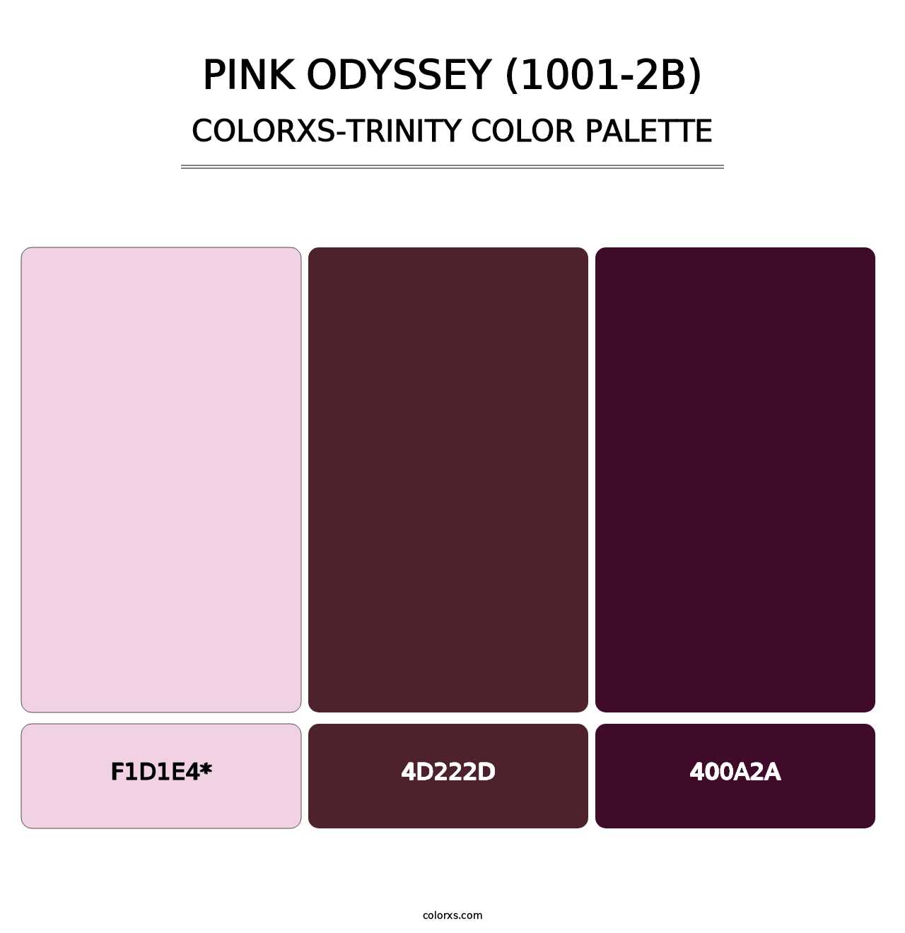 Pink Odyssey (1001-2B) - Colorxs Trinity Palette