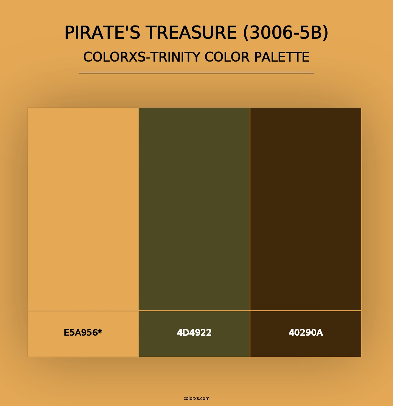 Pirate's Treasure (3006-5B) - Colorxs Trinity Palette