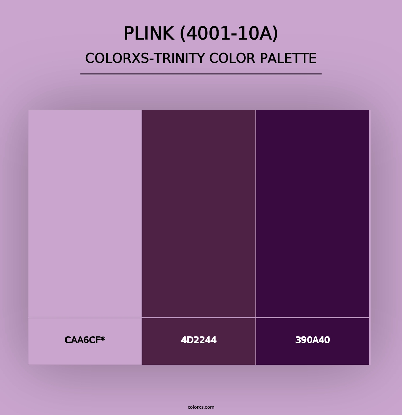 Plink (4001-10A) - Colorxs Trinity Palette