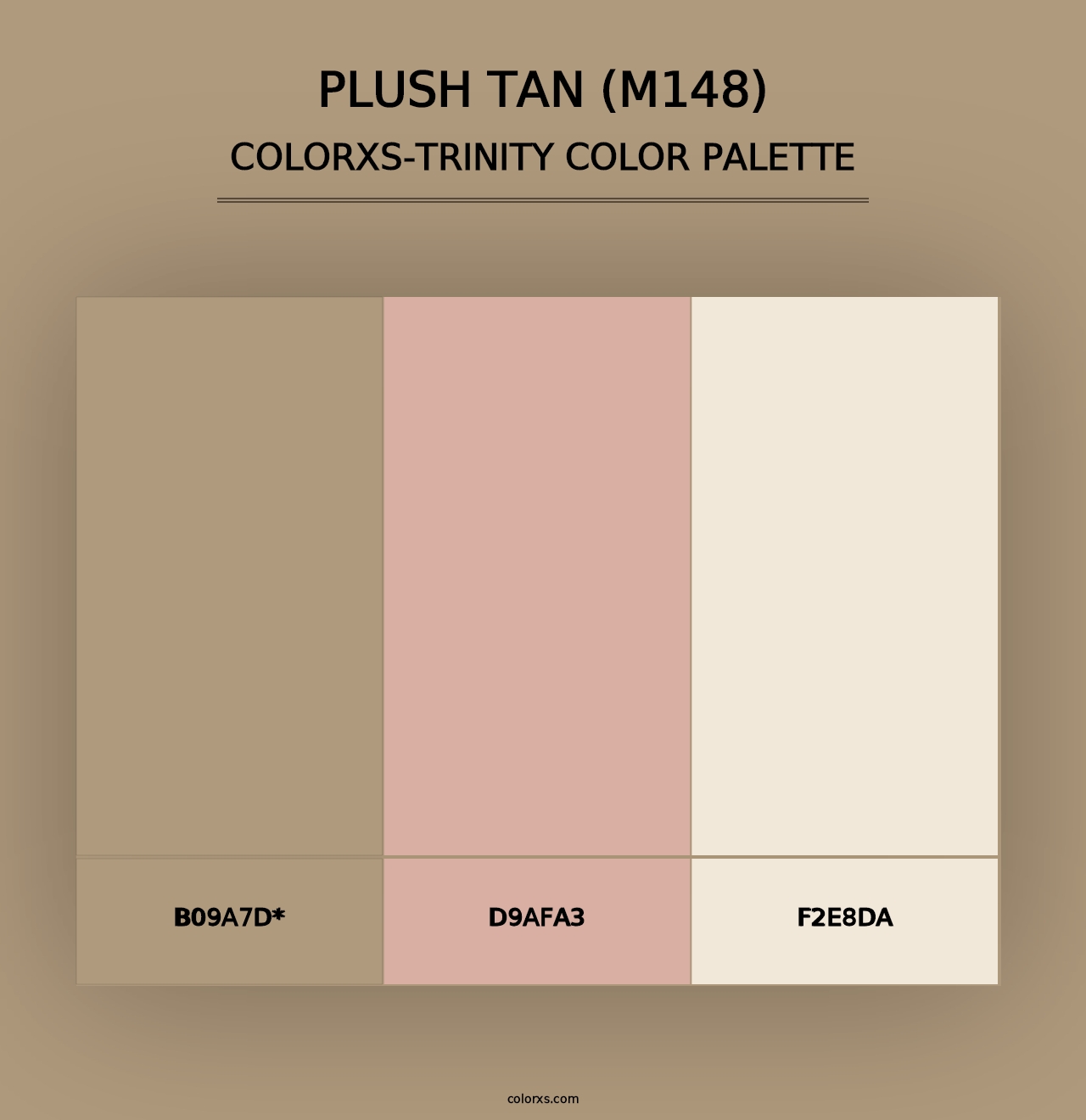 Plush Tan (M148) - Colorxs Trinity Palette