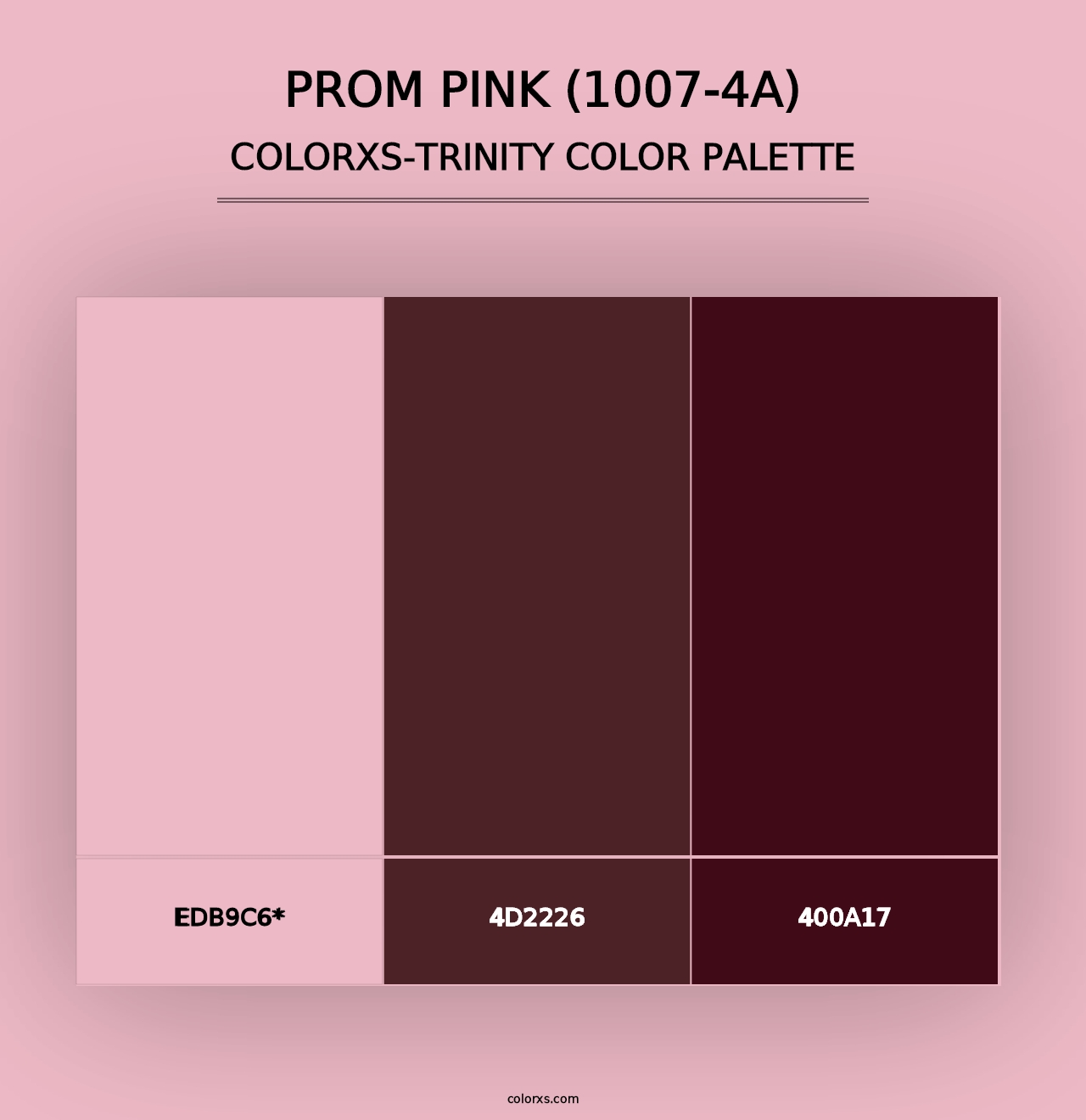 Prom Pink (1007-4A) - Colorxs Trinity Palette