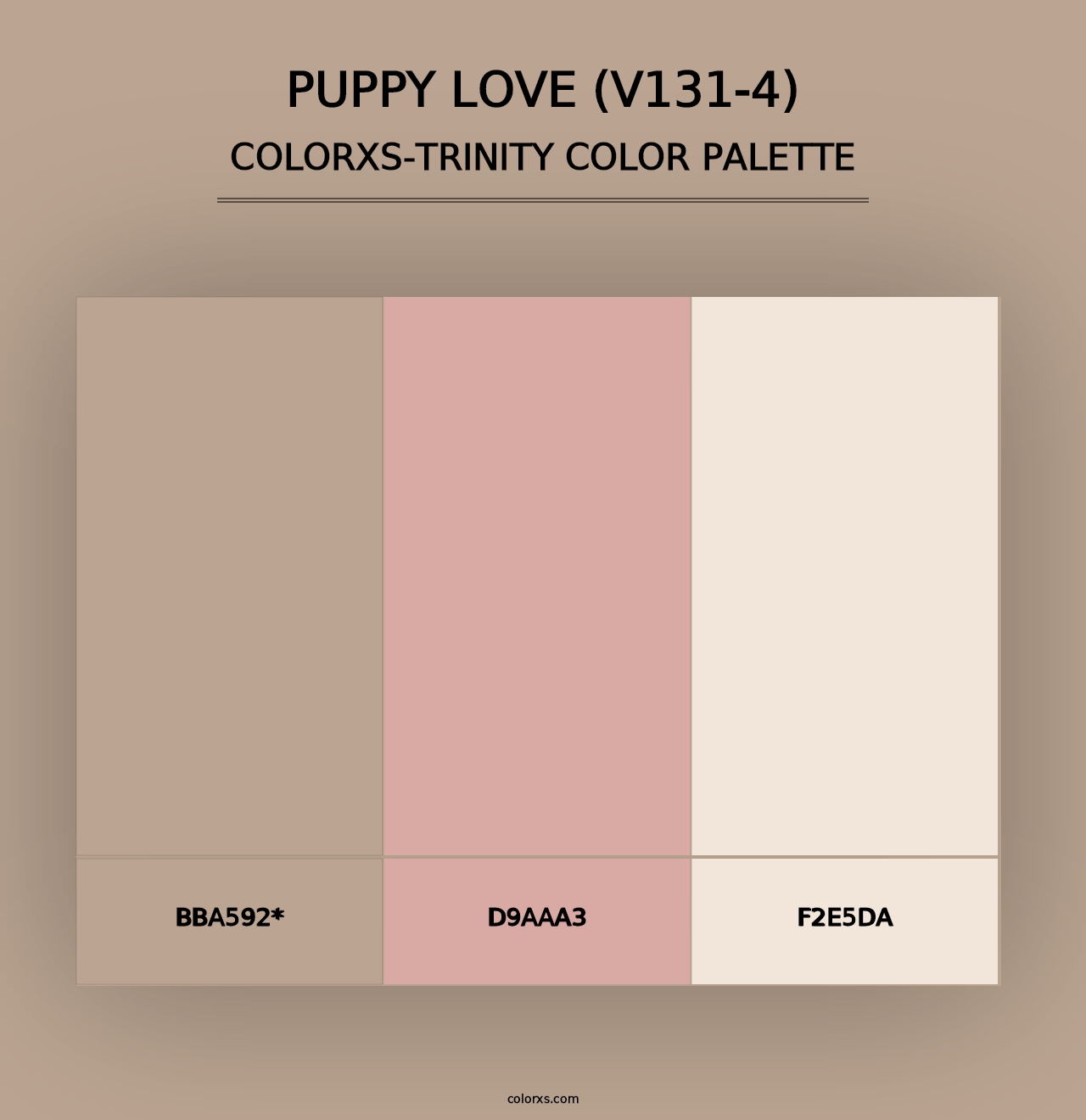 Puppy Love (V131-4) - Colorxs Trinity Palette