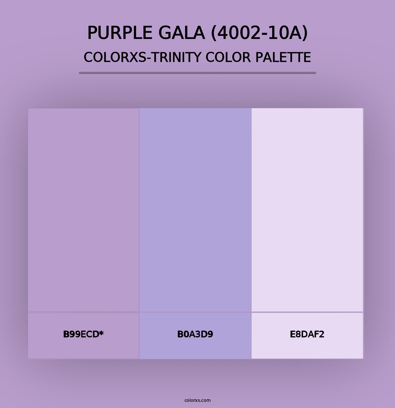 Purple Gala (4002-10A) - Colorxs Trinity Palette