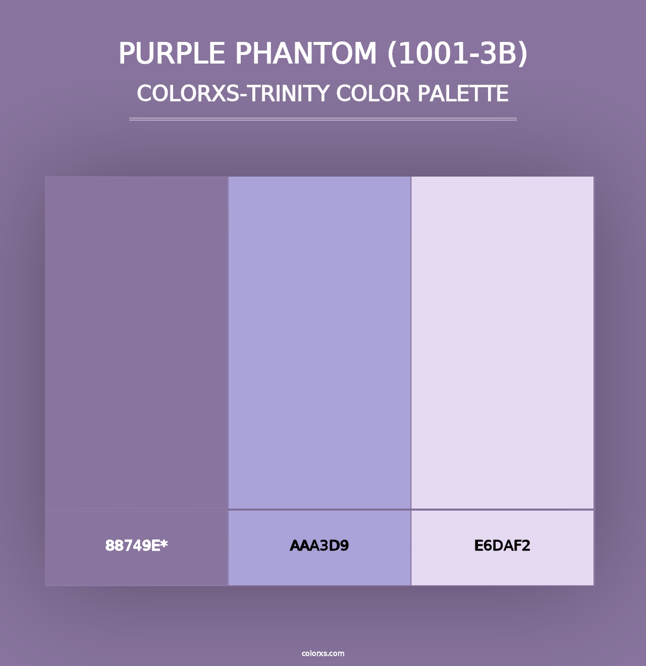 Purple Phantom (1001-3B) - Colorxs Trinity Palette