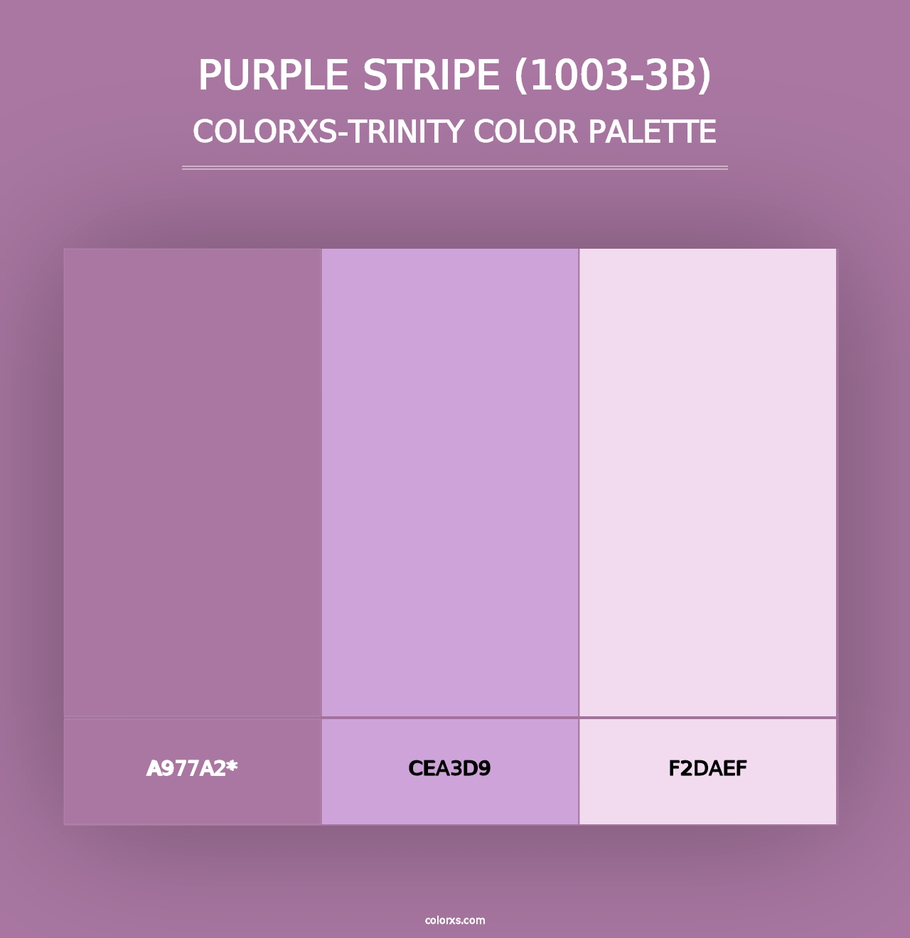 Purple Stripe (1003-3B) - Colorxs Trinity Palette