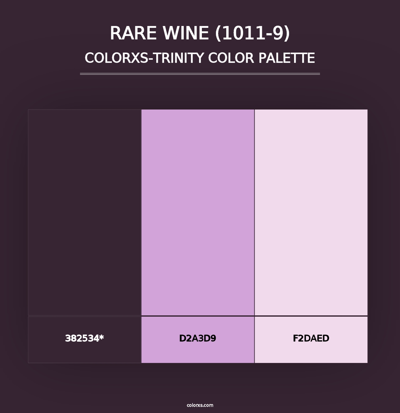 Rare Wine (1011-9) - Colorxs Trinity Palette