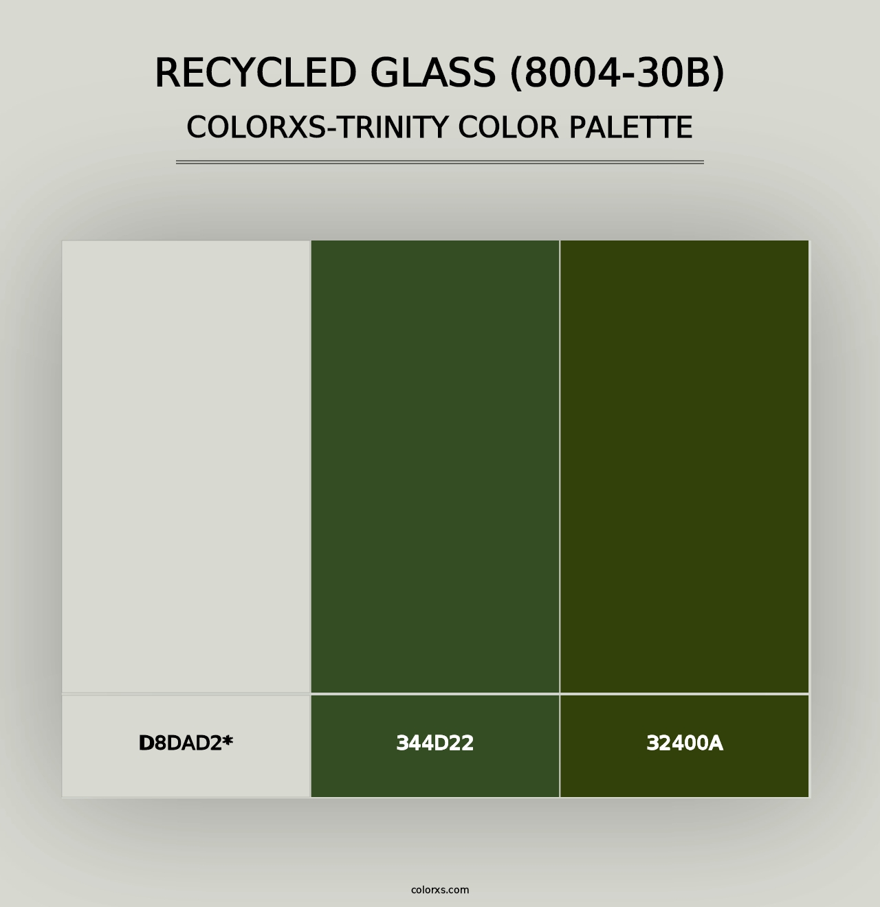 Recycled Glass (8004-30B) - Colorxs Trinity Palette