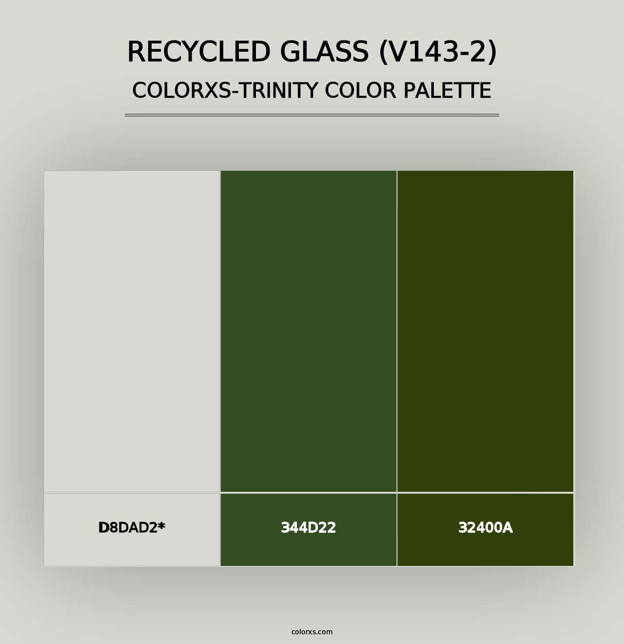 Recycled Glass (V143-2) - Colorxs Trinity Palette