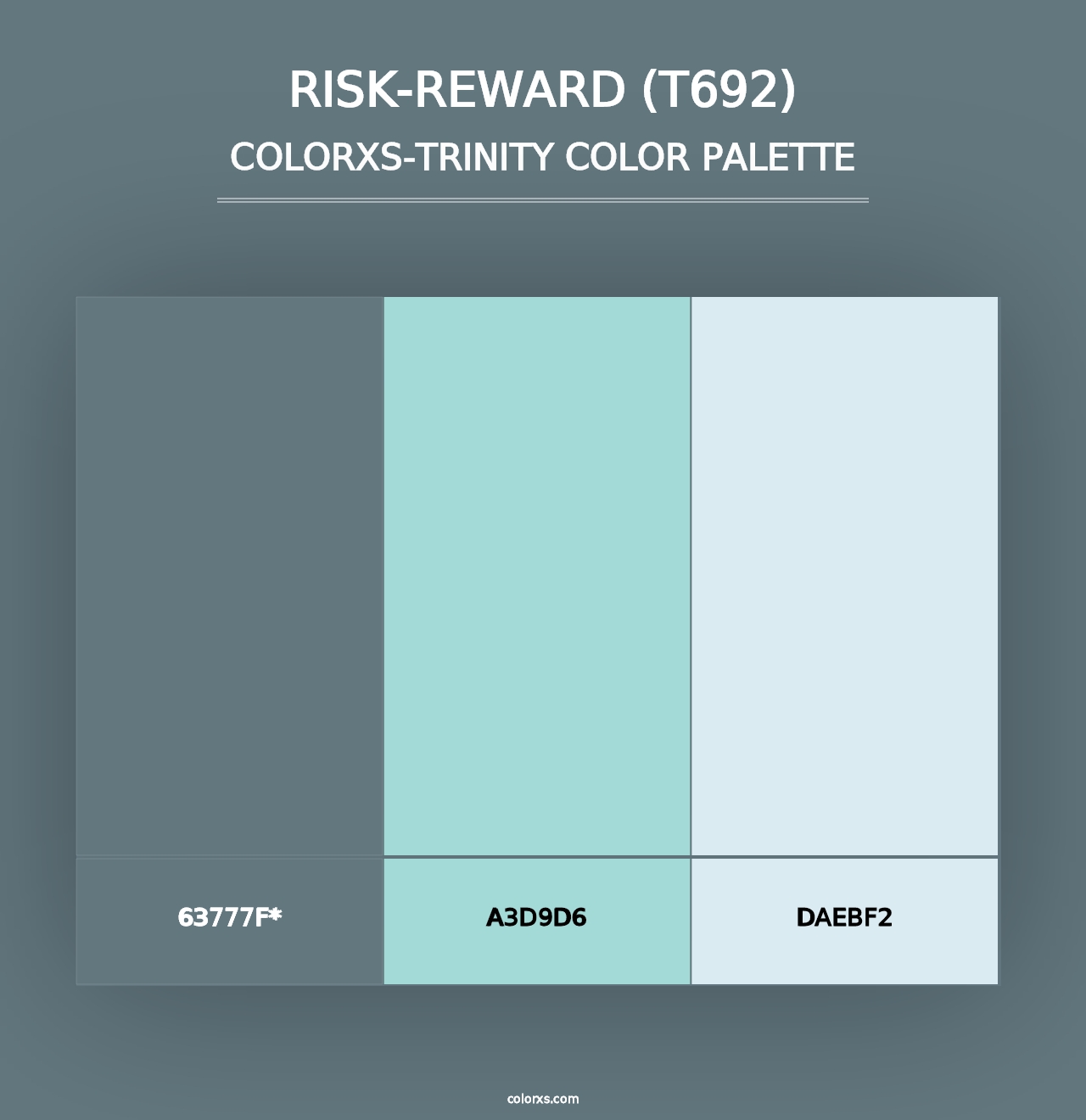 Risk-Reward (T692) - Colorxs Trinity Palette