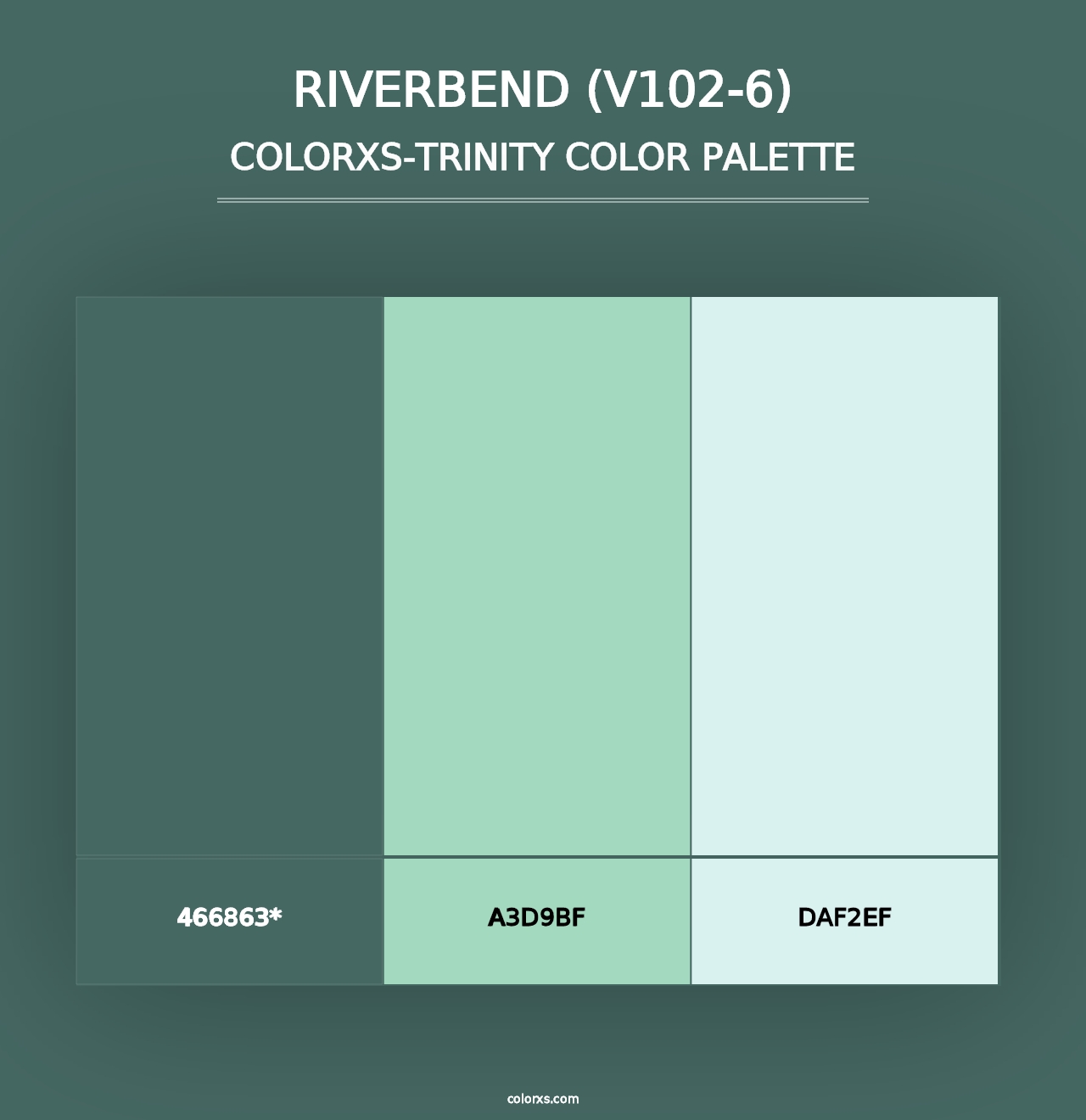 Riverbend (V102-6) - Colorxs Trinity Palette