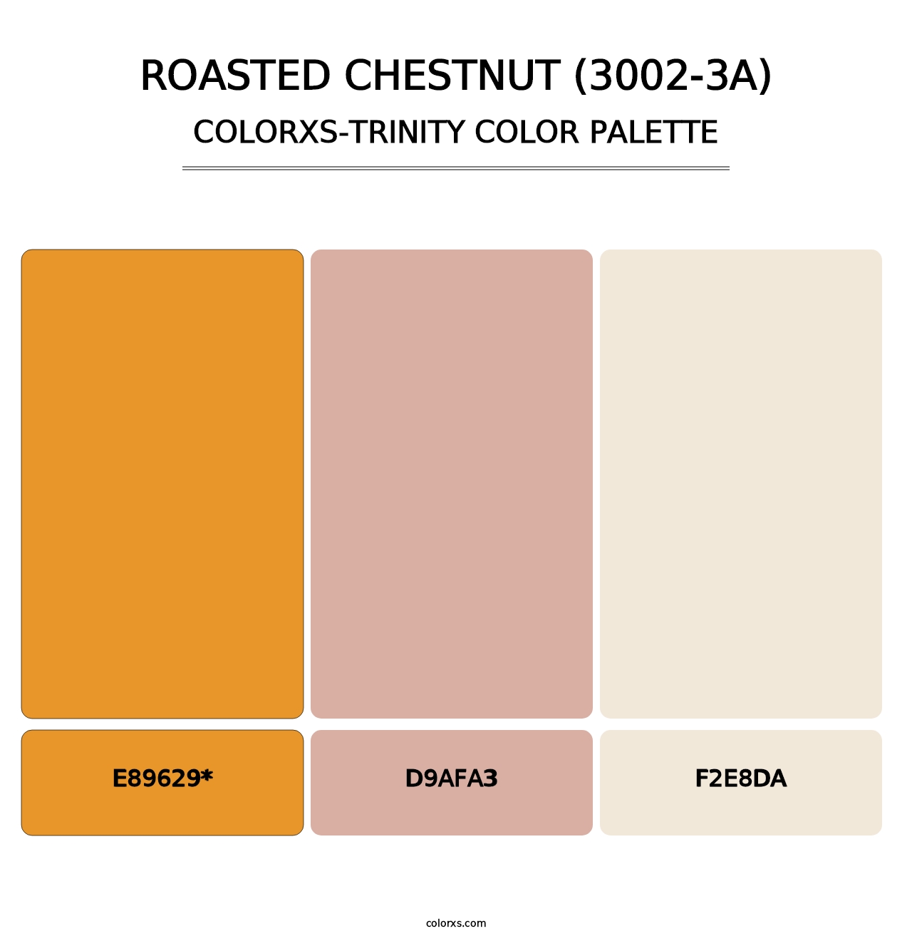 Roasted Chestnut (3002-3A) - Colorxs Trinity Palette