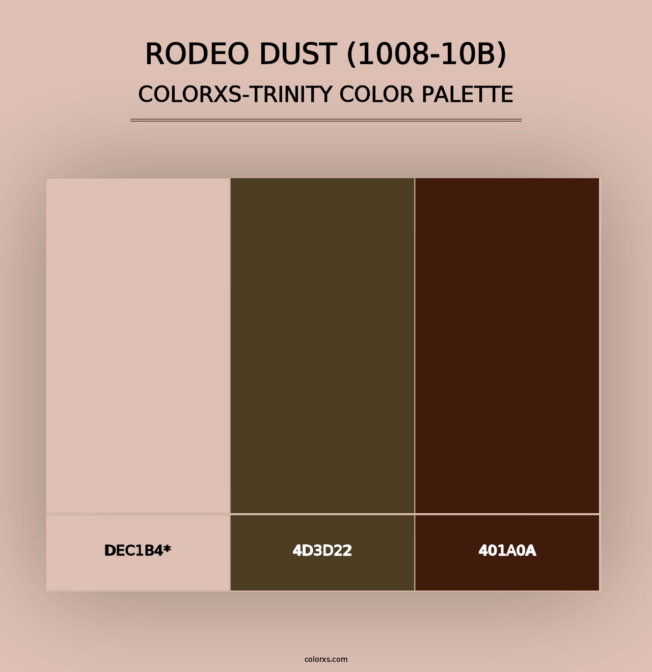 Rodeo Dust (1008-10B) - Colorxs Trinity Palette