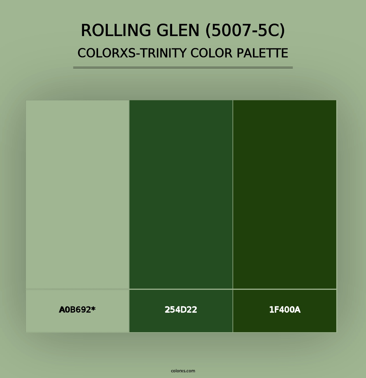 Rolling Glen (5007-5C) - Colorxs Trinity Palette