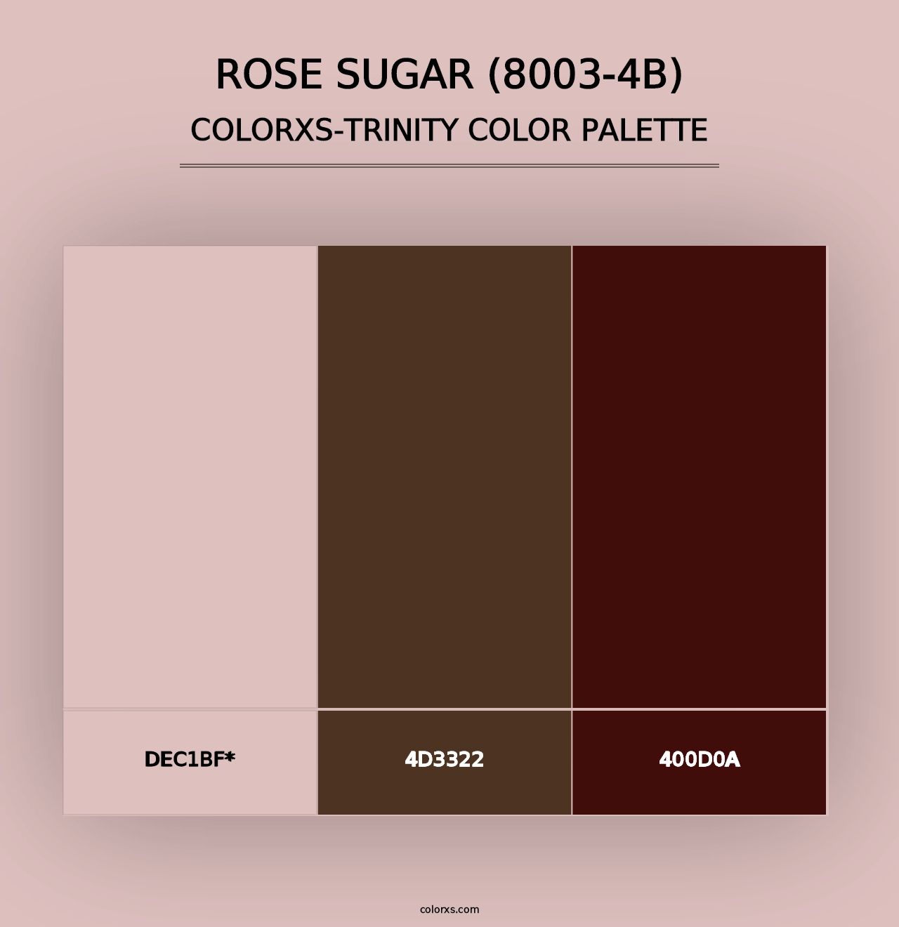 Rose Sugar (8003-4B) - Colorxs Trinity Palette