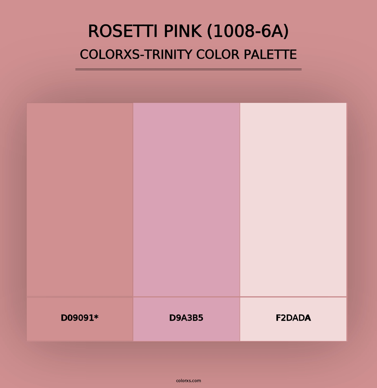 Rosetti Pink (1008-6A) - Colorxs Trinity Palette