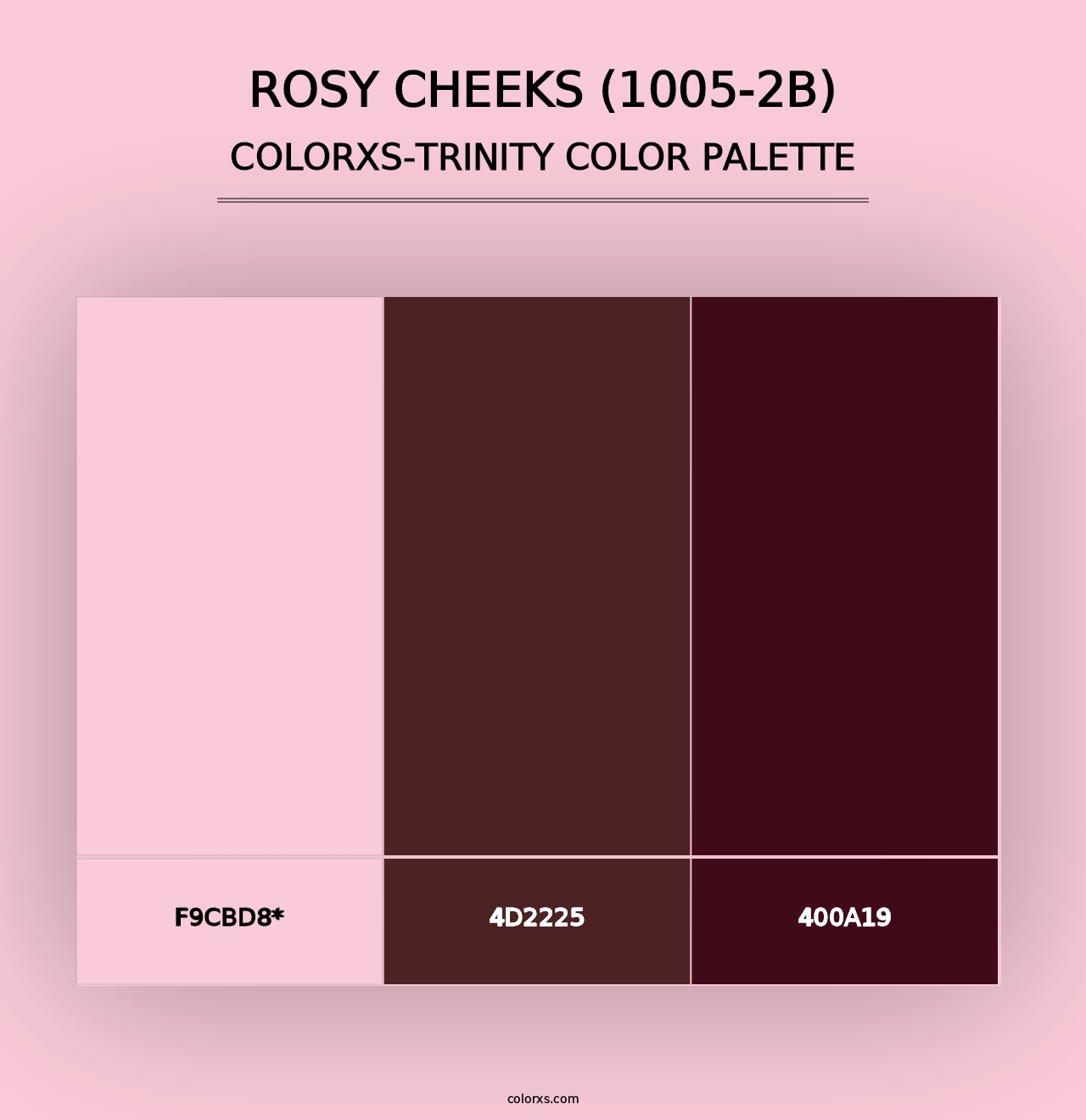 Rosy Cheeks (1005-2B) - Colorxs Trinity Palette