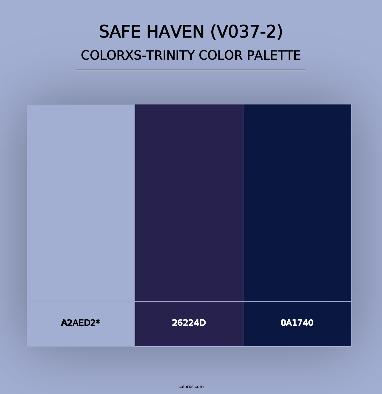 Safe Haven (V037-2) - Colorxs Trinity Palette