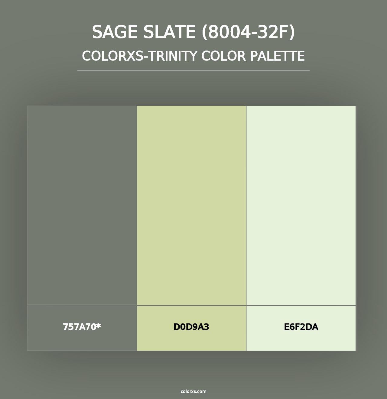 Sage Slate (8004-32F) - Colorxs Trinity Palette