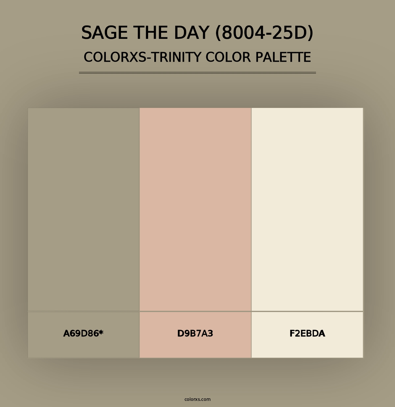 Sage the Day (8004-25D) - Colorxs Trinity Palette