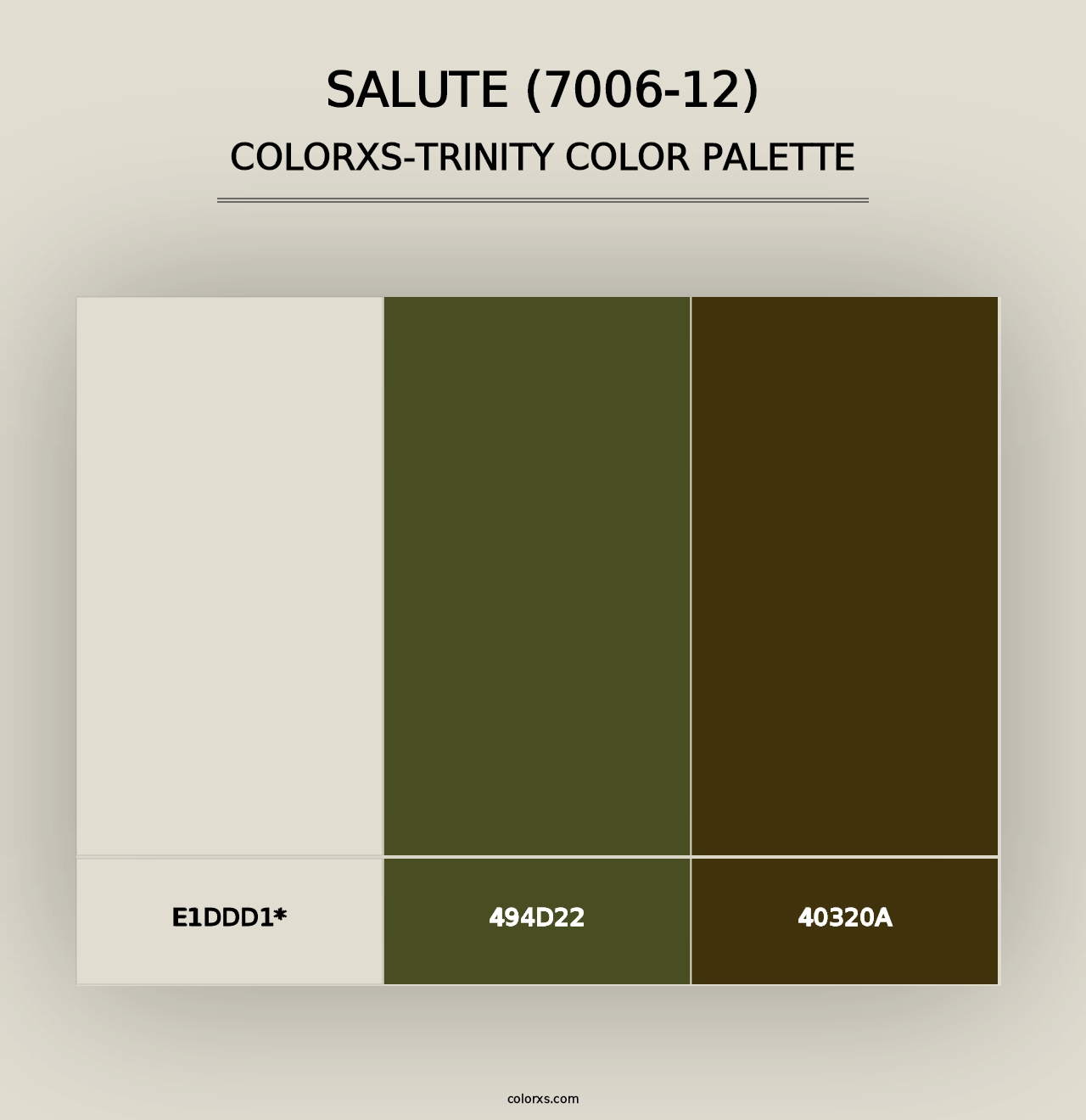 Salute (7006-12) - Colorxs Trinity Palette