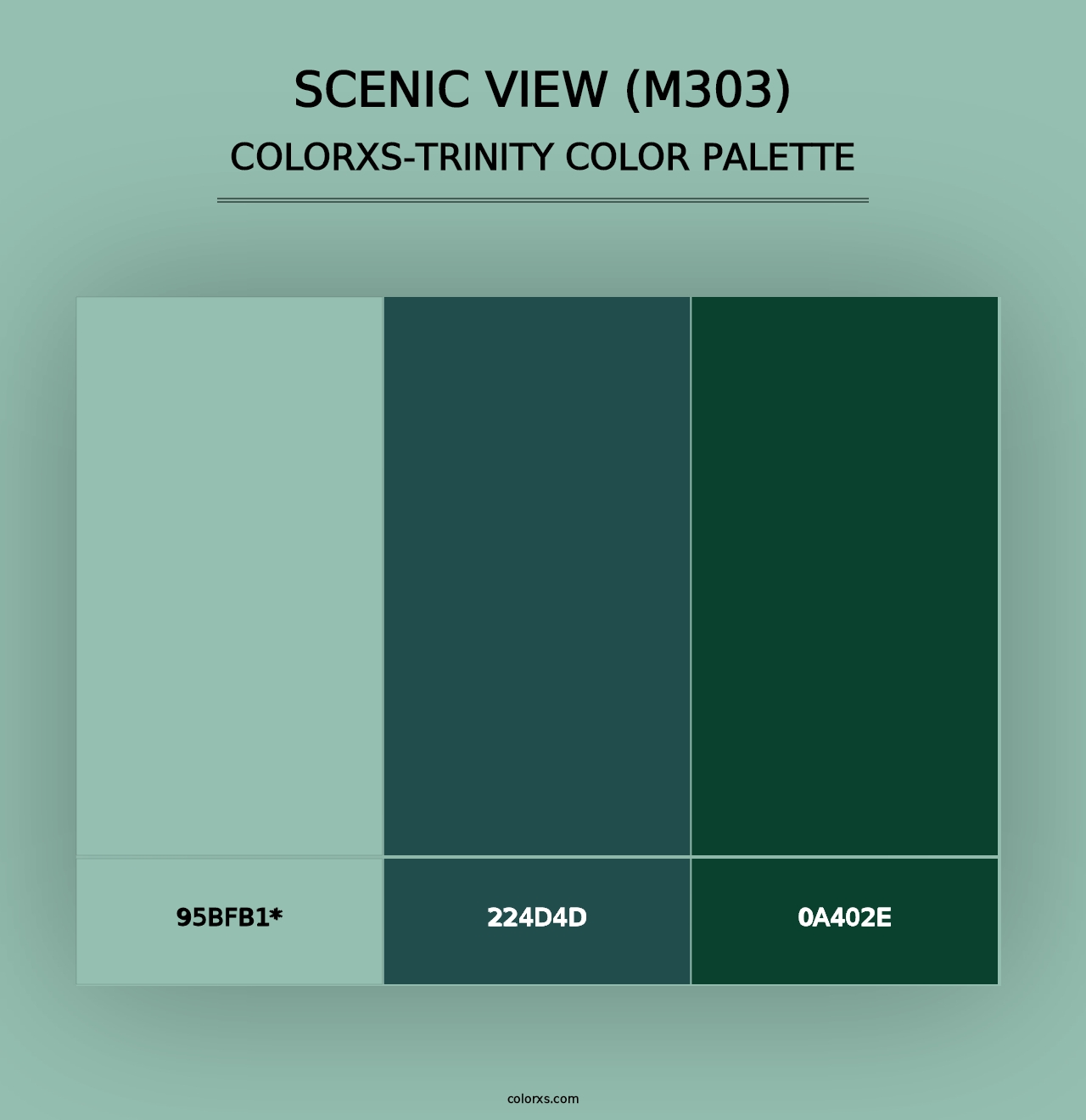 Scenic View (M303) - Colorxs Trinity Palette