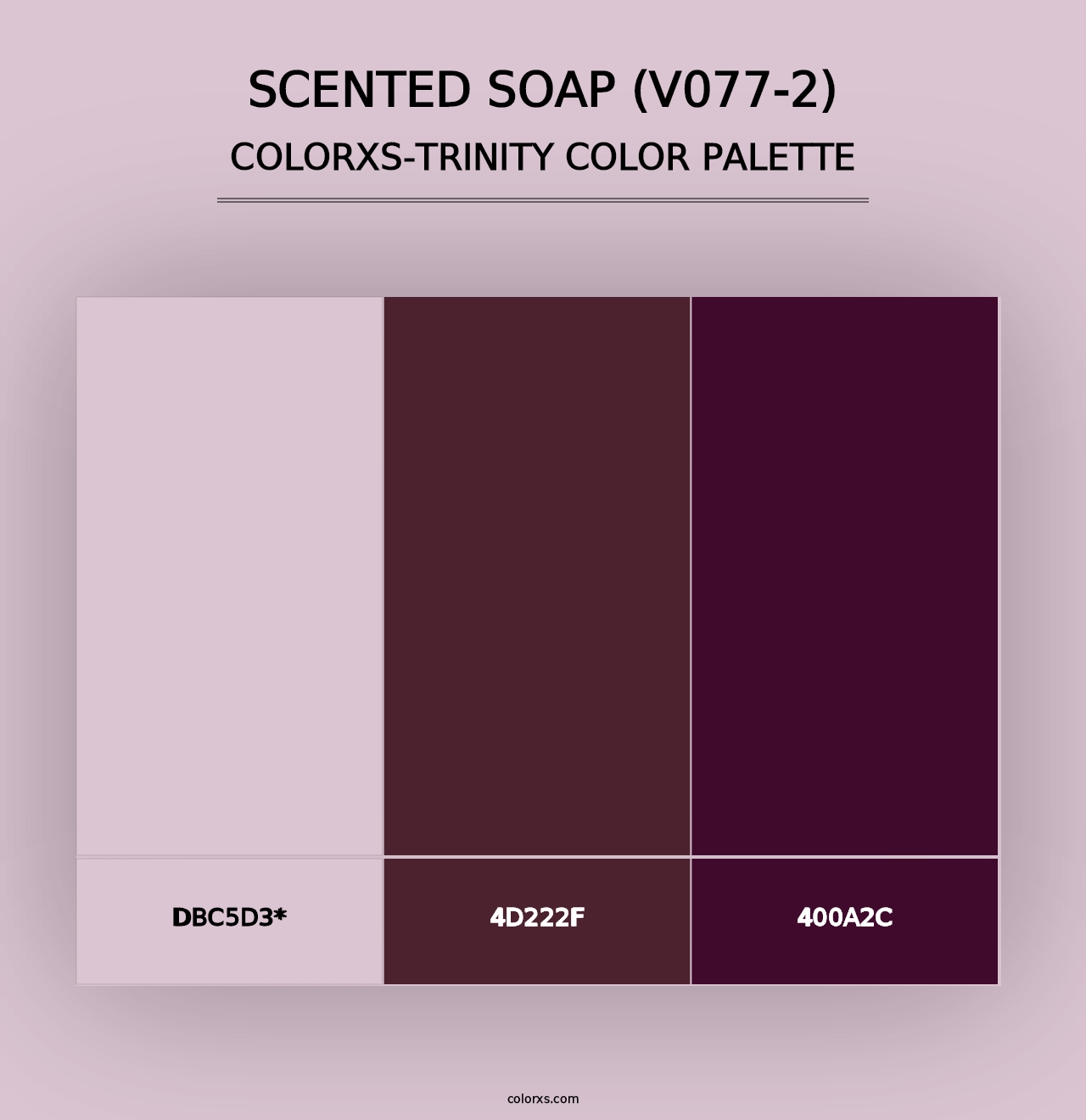 Scented Soap (V077-2) - Colorxs Trinity Palette