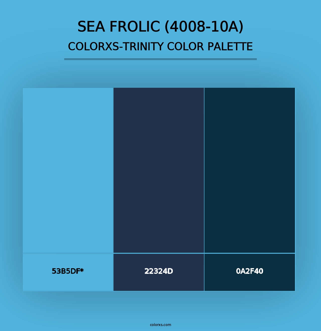 Sea Frolic (4008-10A) - Colorxs Trinity Palette