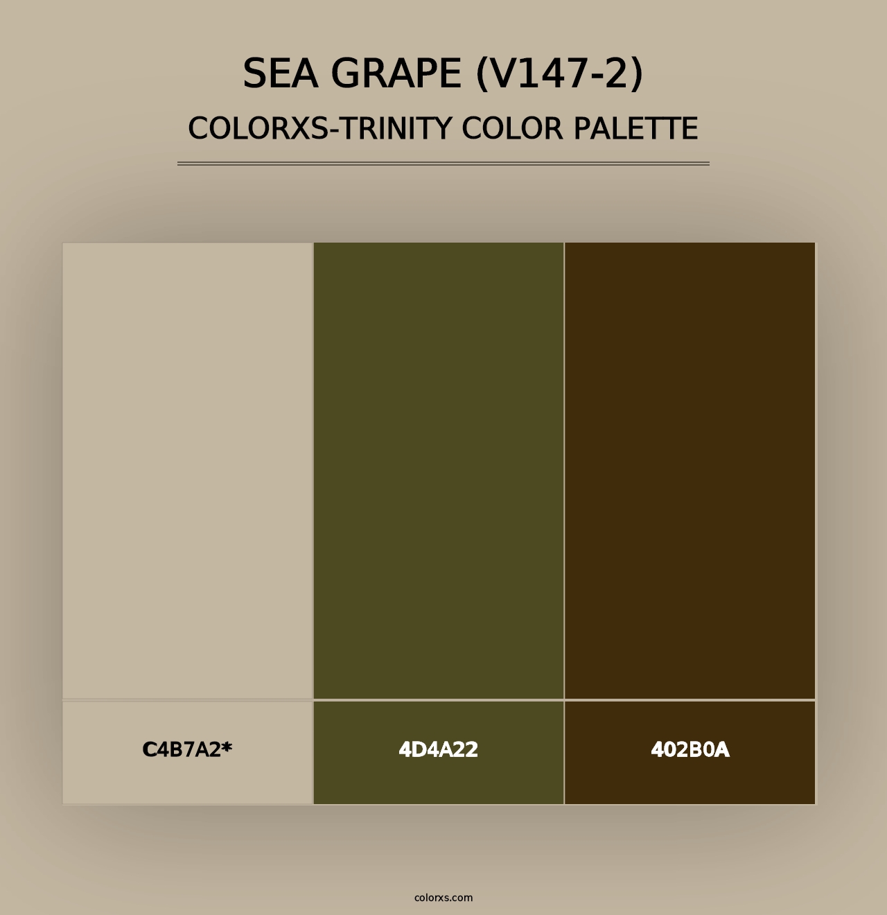 Sea Grape (V147-2) - Colorxs Trinity Palette