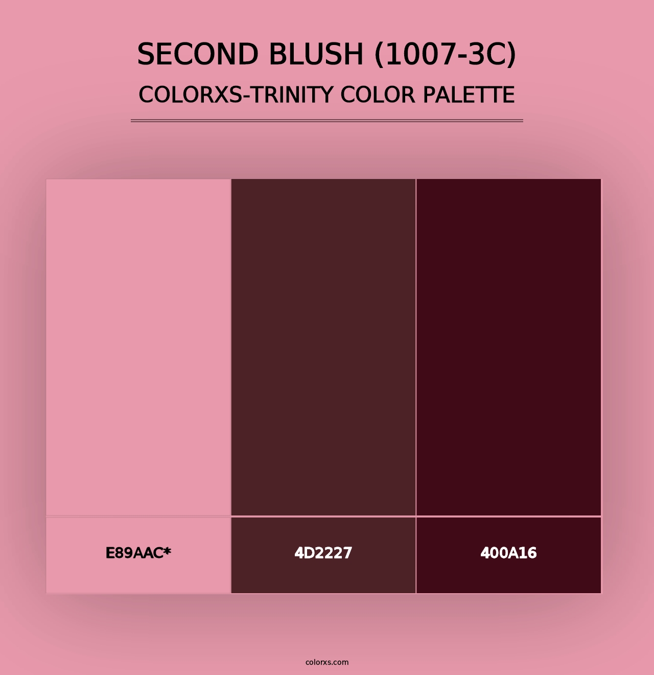 Second Blush (1007-3C) - Colorxs Trinity Palette