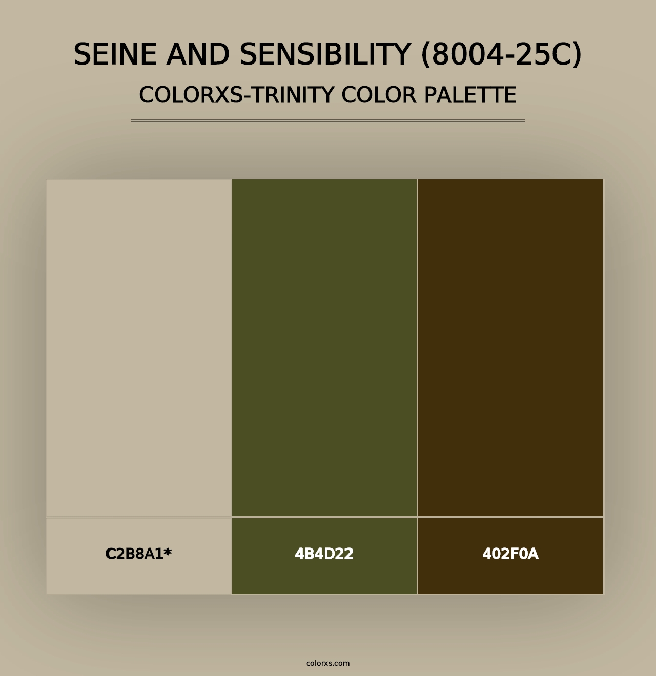 Seine and Sensibility (8004-25C) - Colorxs Trinity Palette