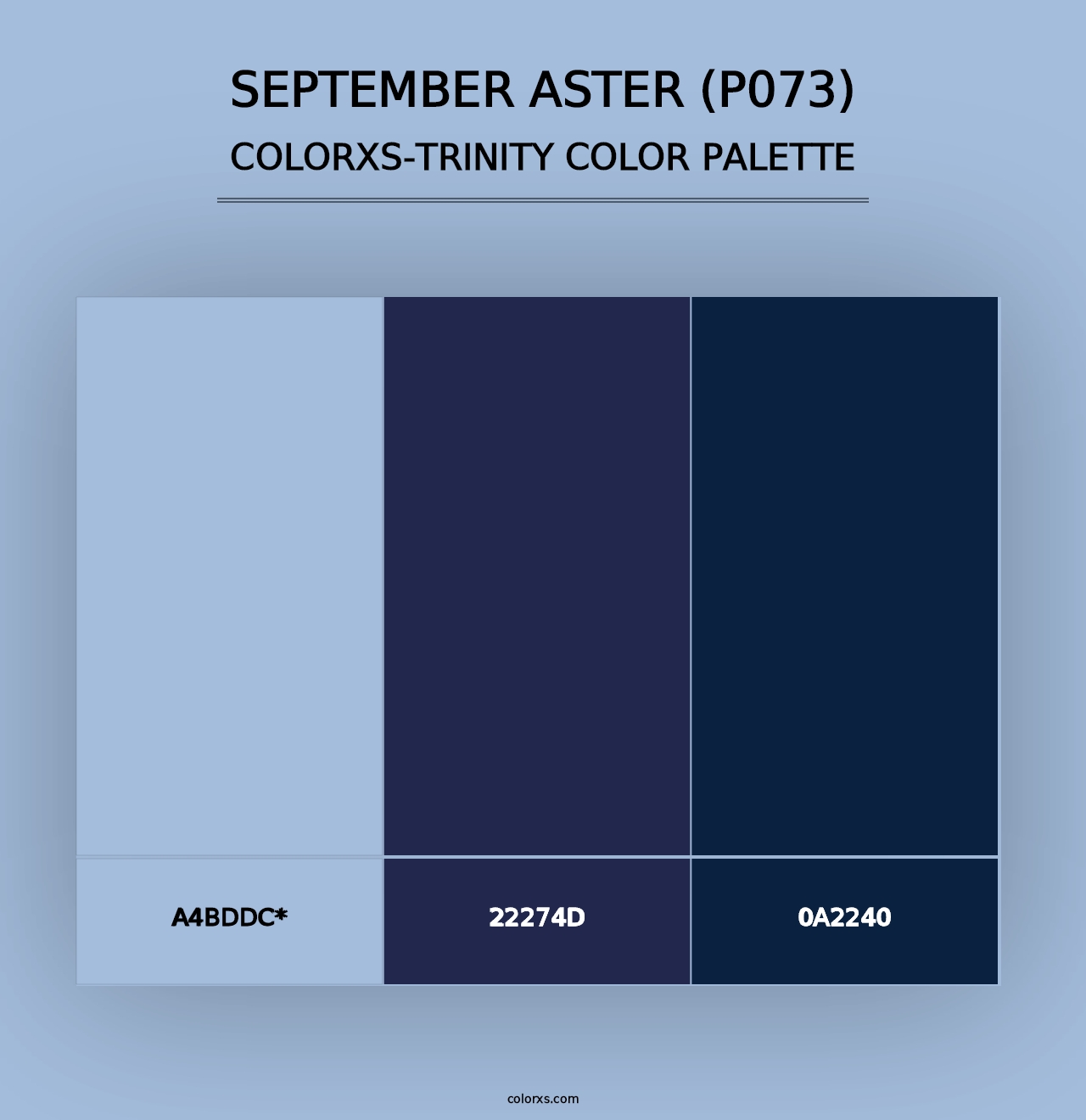 September Aster (P073) - Colorxs Trinity Palette