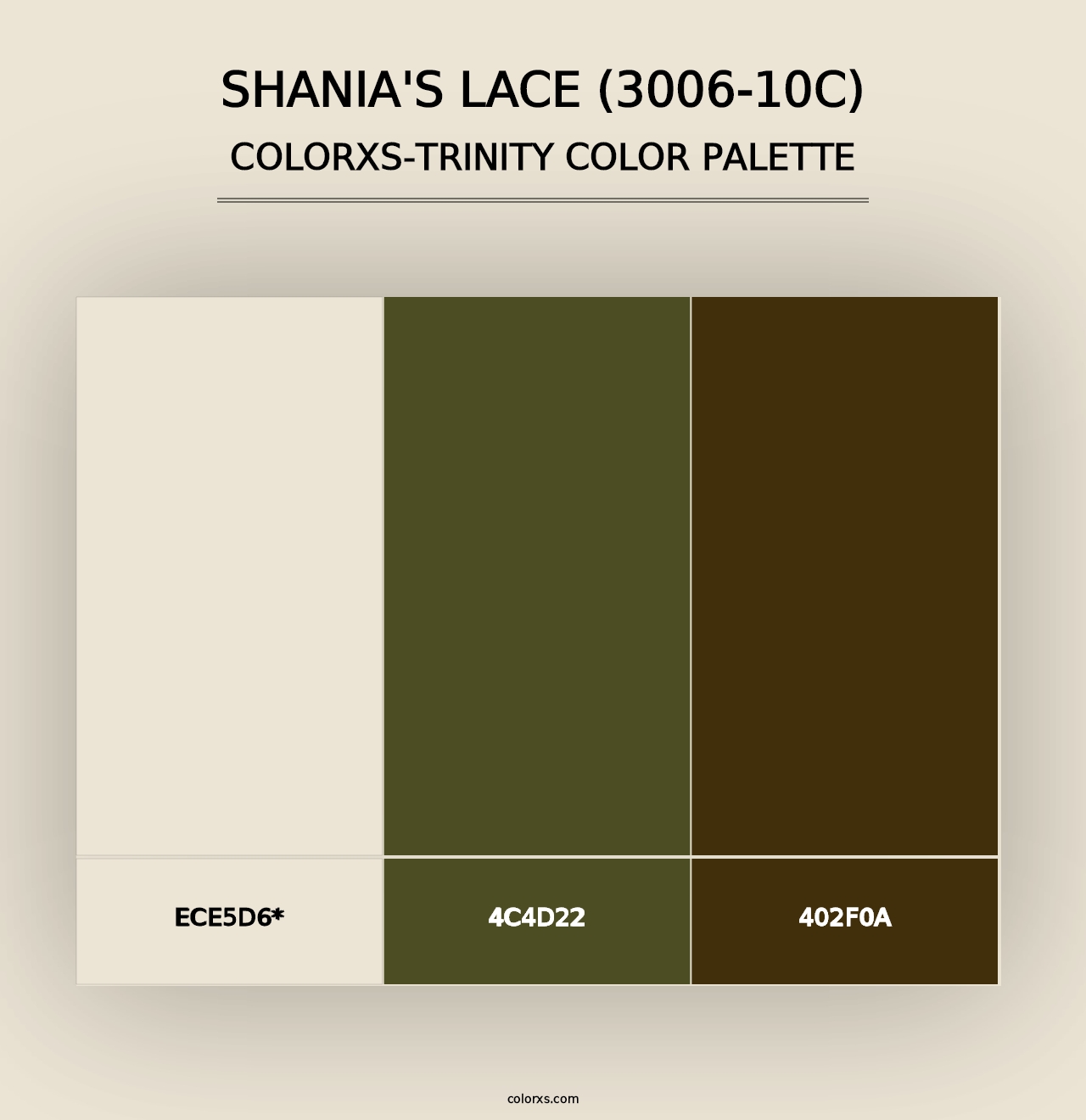 Shania's Lace (3006-10C) - Colorxs Trinity Palette