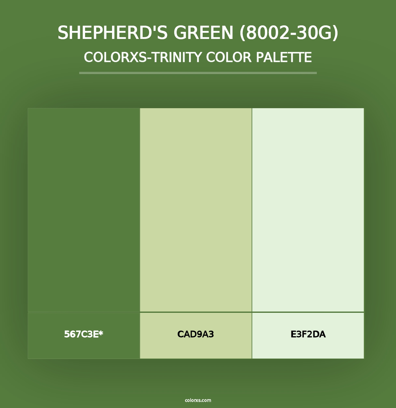 Shepherd's Green (8002-30G) - Colorxs Trinity Palette