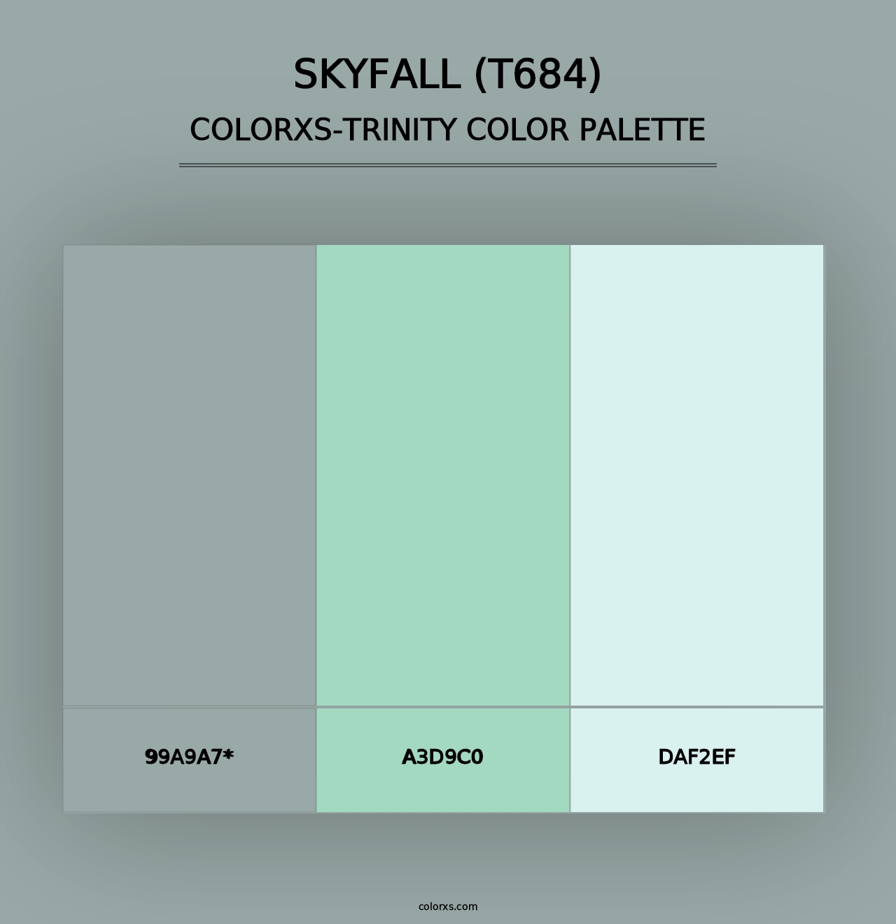 Skyfall (T684) - Colorxs Trinity Palette