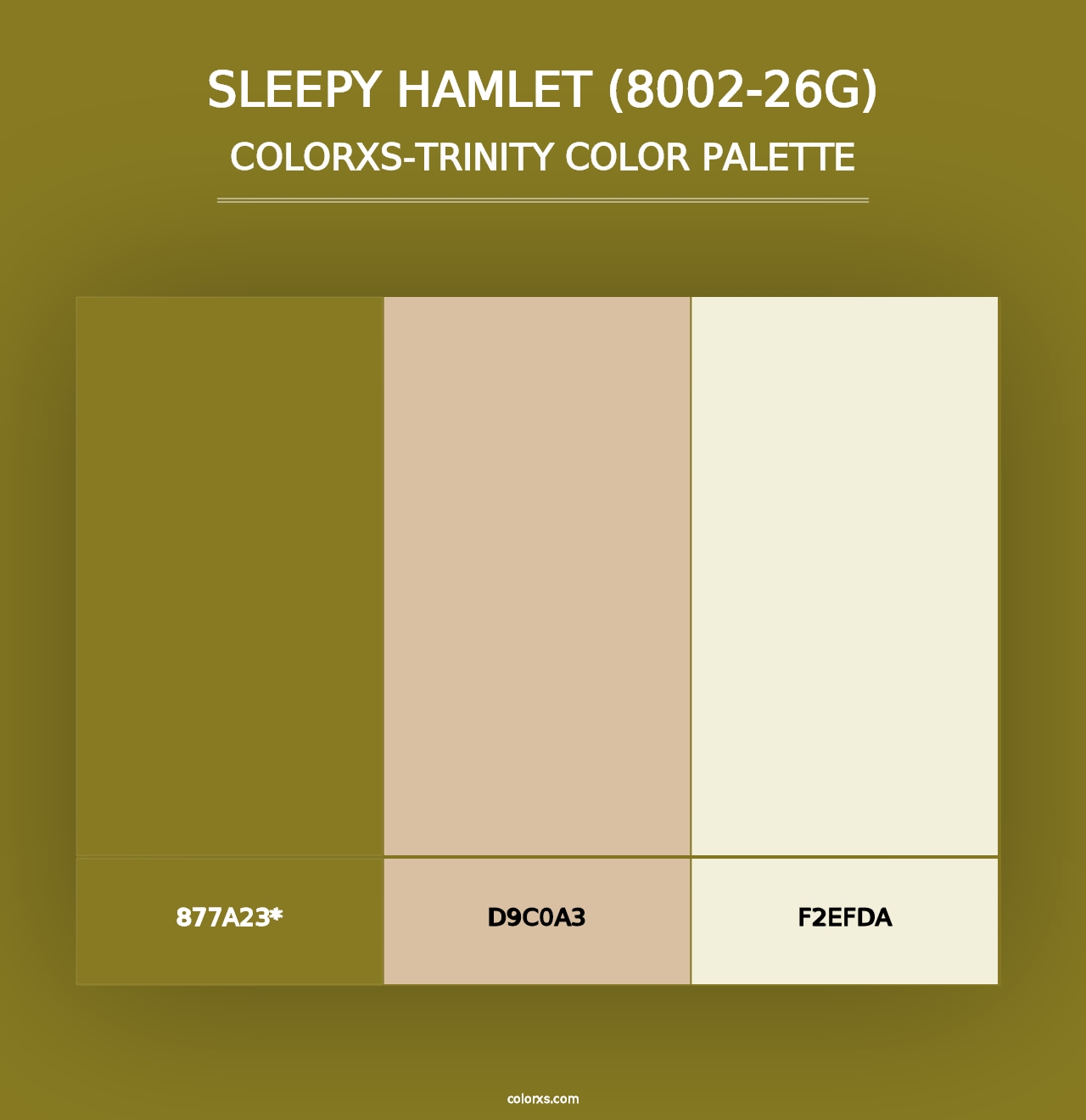 Sleepy Hamlet (8002-26G) - Colorxs Trinity Palette