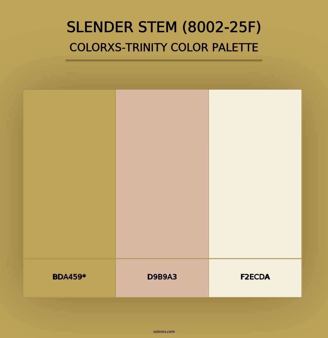 Slender Stem (8002-25F) - Colorxs Trinity Palette