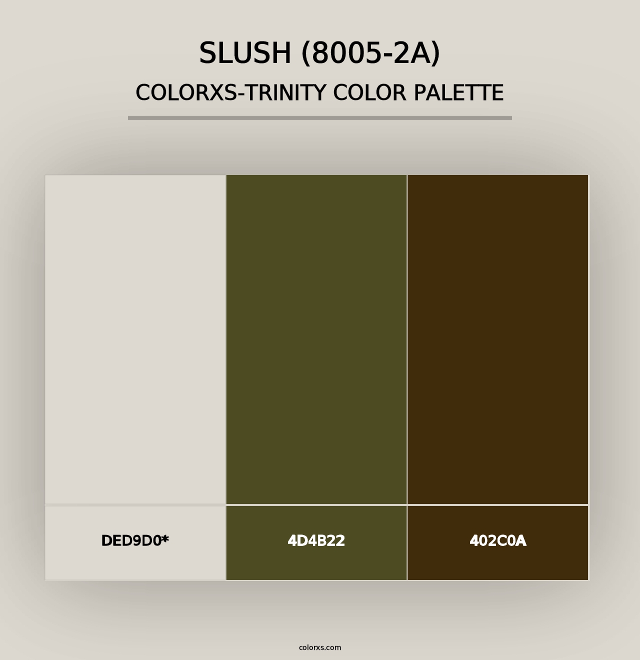 Slush (8005-2A) - Colorxs Trinity Palette