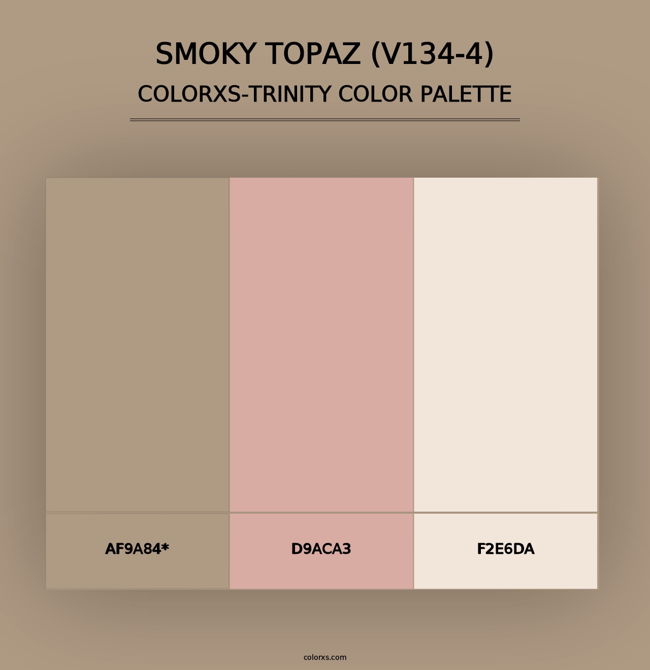 Smoky Topaz (V134-4) - Colorxs Trinity Palette