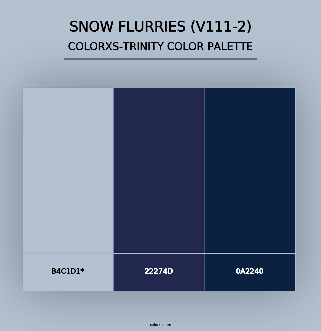 Snow Flurries (V111-2) - Colorxs Trinity Palette