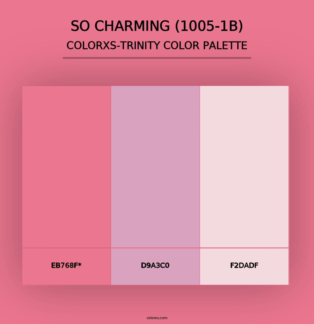 So Charming (1005-1B) - Colorxs Trinity Palette