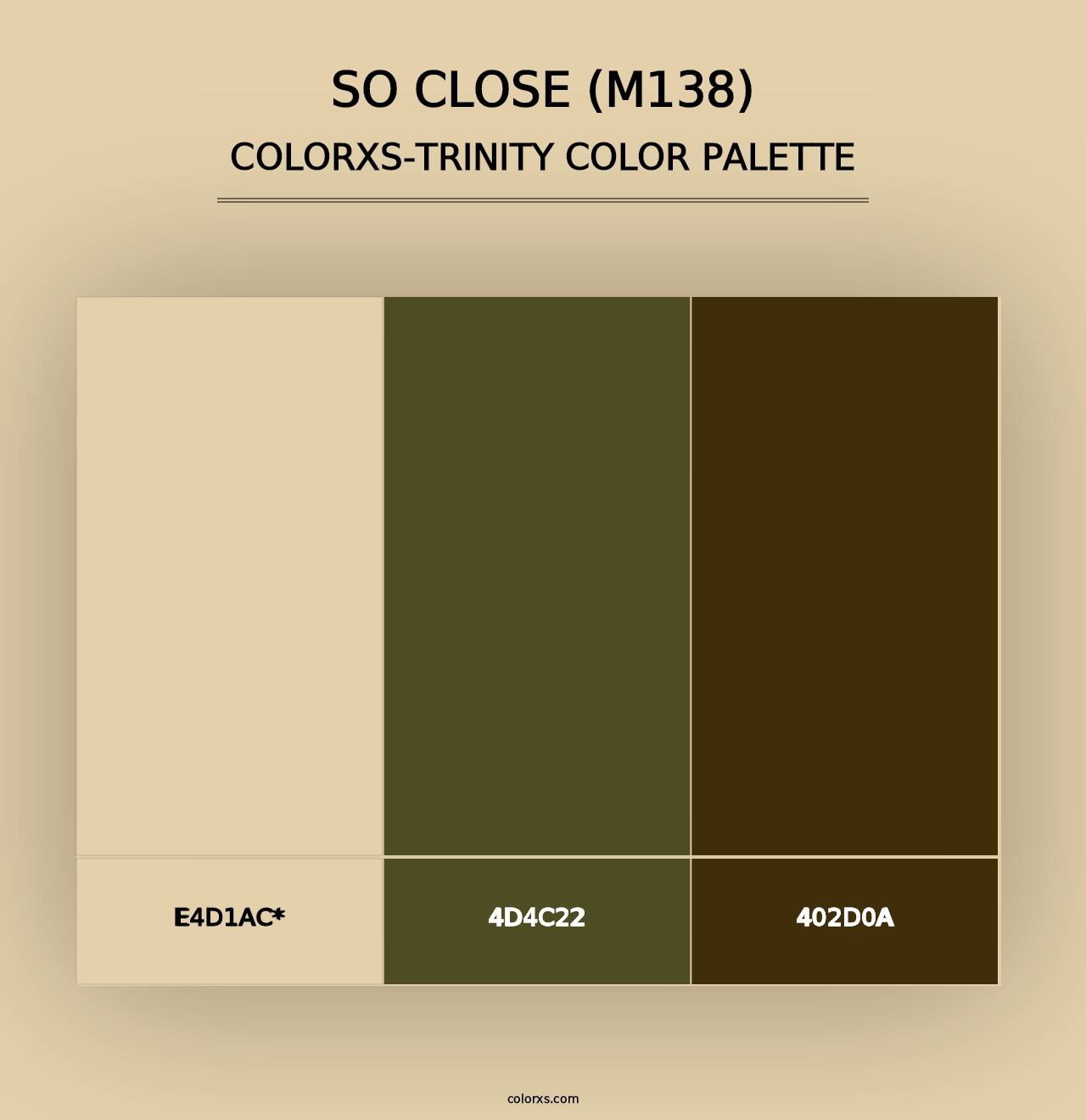 So Close (M138) - Colorxs Trinity Palette