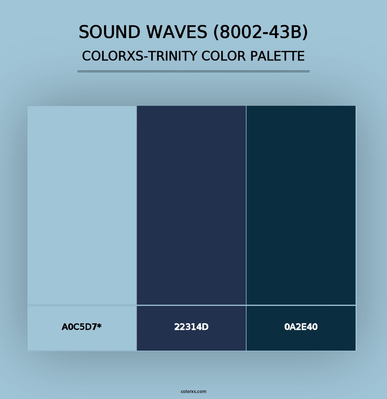 Sound Waves (8002-43B) - Colorxs Trinity Palette