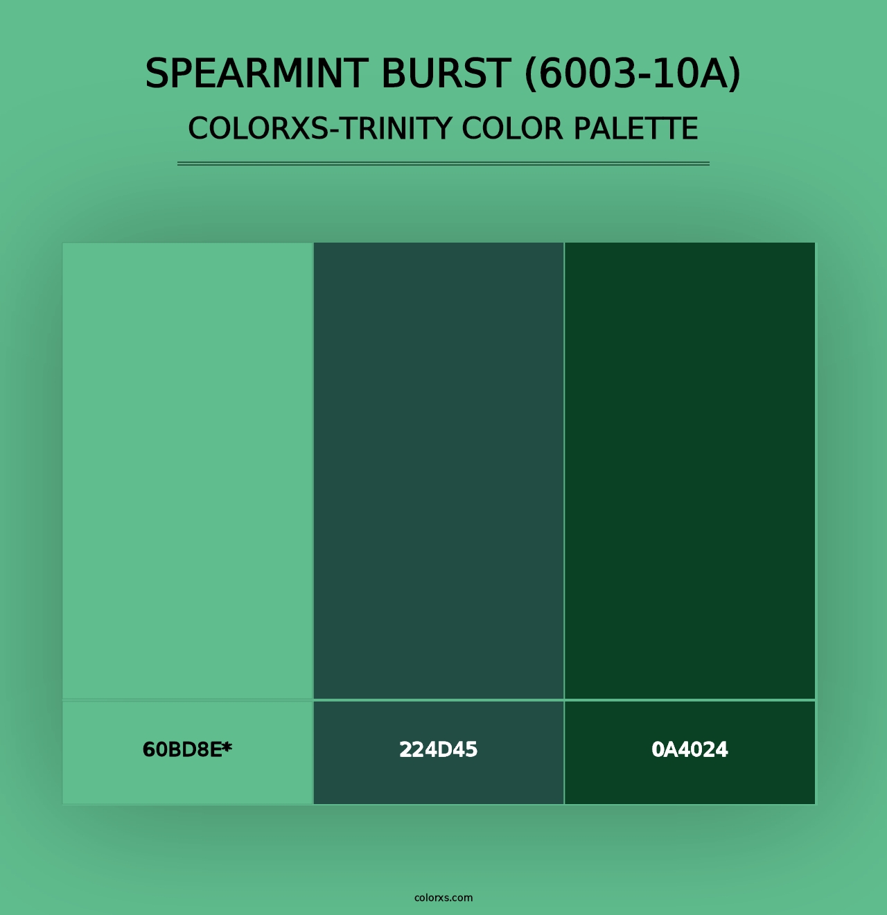 Spearmint Burst (6003-10A) - Colorxs Trinity Palette