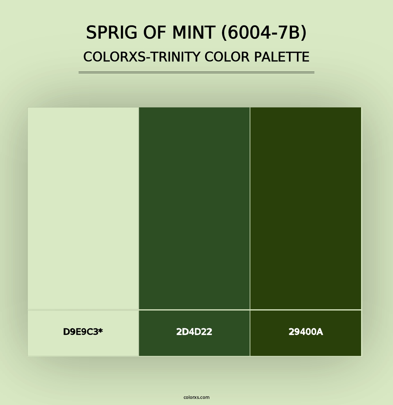 Sprig of Mint (6004-7B) - Colorxs Trinity Palette