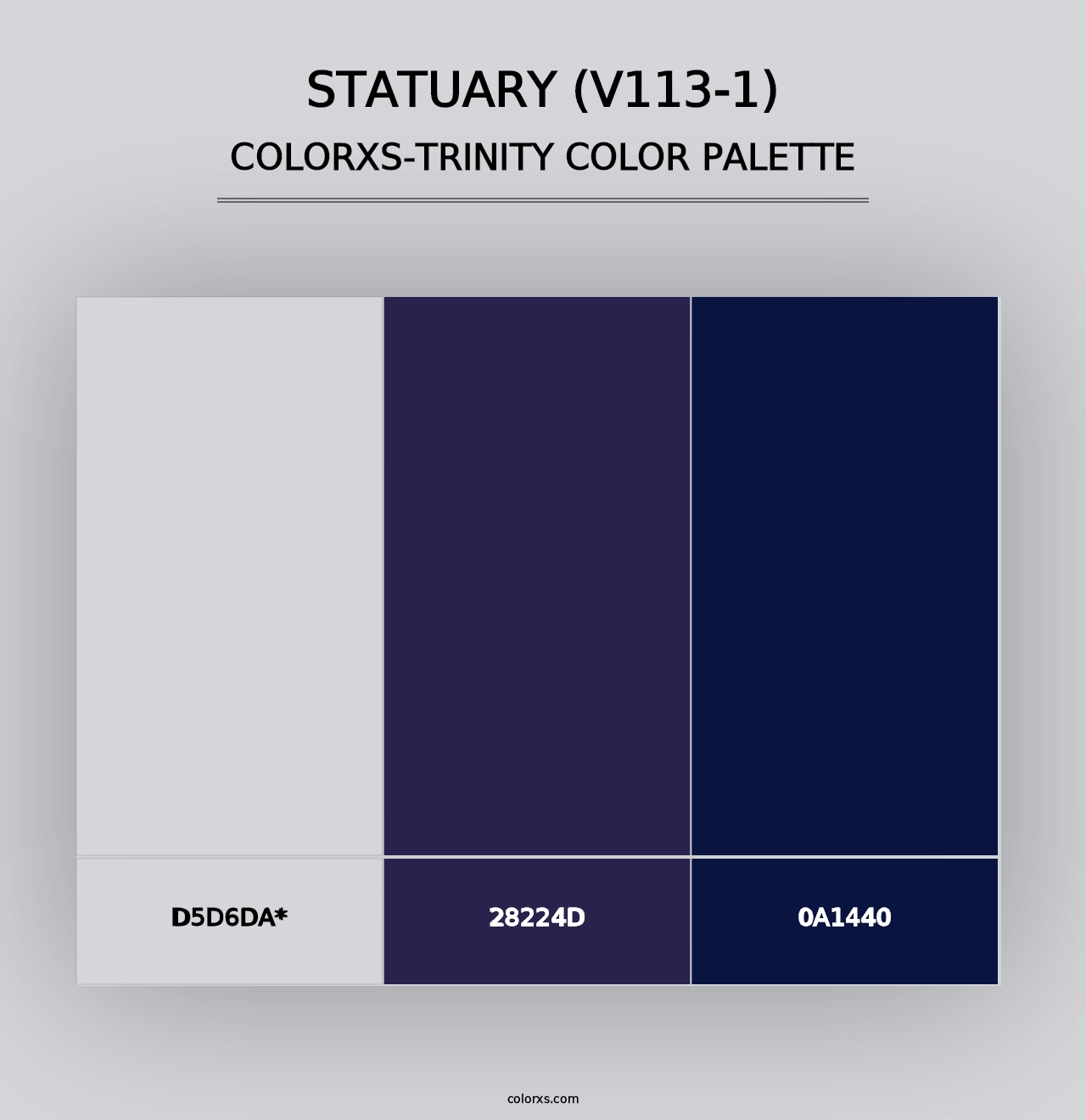 Statuary (V113-1) - Colorxs Trinity Palette