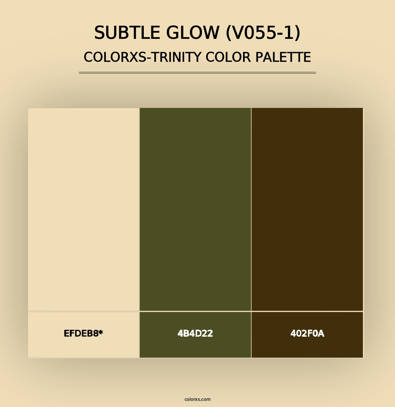 Subtle Glow (V055-1) - Colorxs Trinity Palette