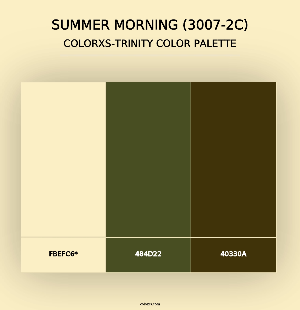 Summer Morning (3007-2C) - Colorxs Trinity Palette