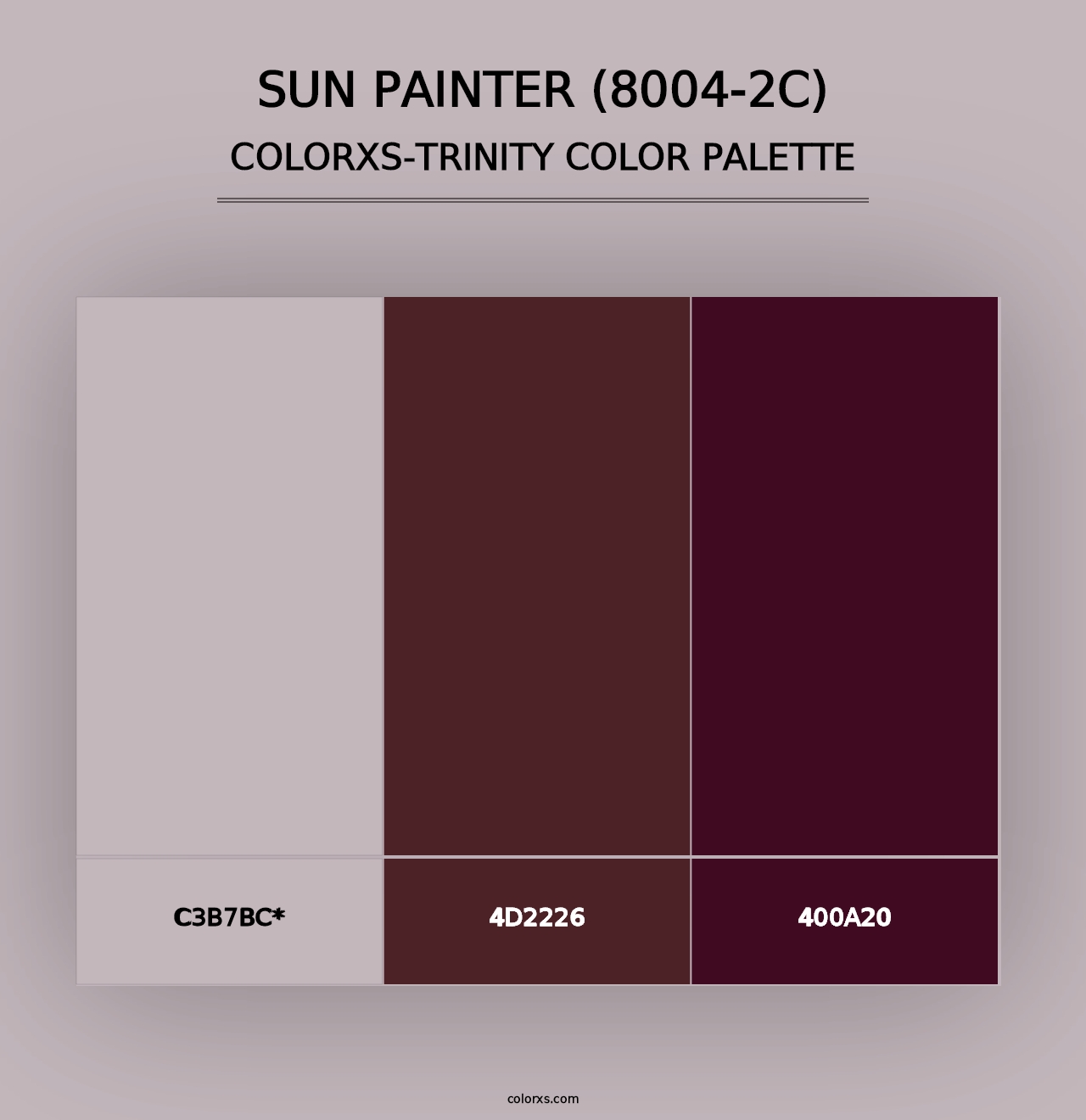 Sun Painter (8004-2C) - Colorxs Trinity Palette