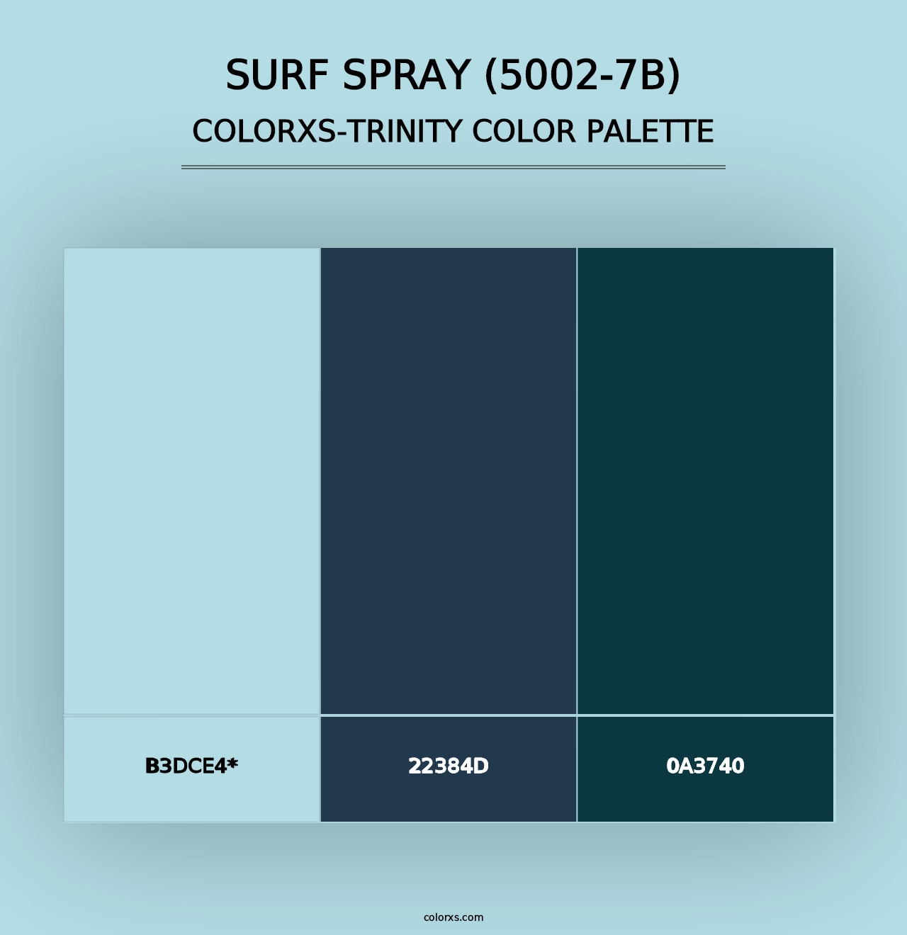 Surf Spray (5002-7B) - Colorxs Trinity Palette