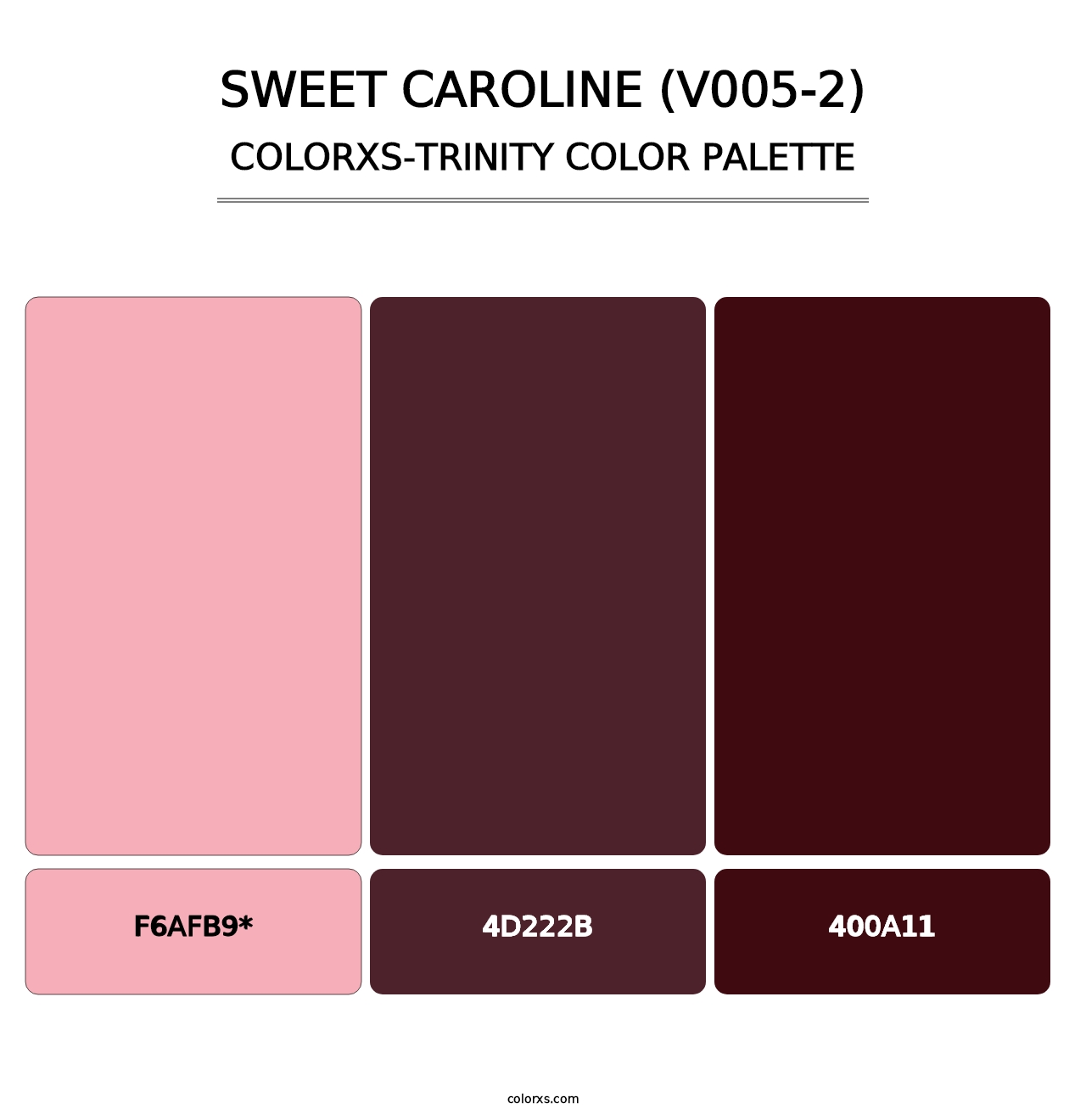 Sweet Caroline (V005-2) - Colorxs Trinity Palette